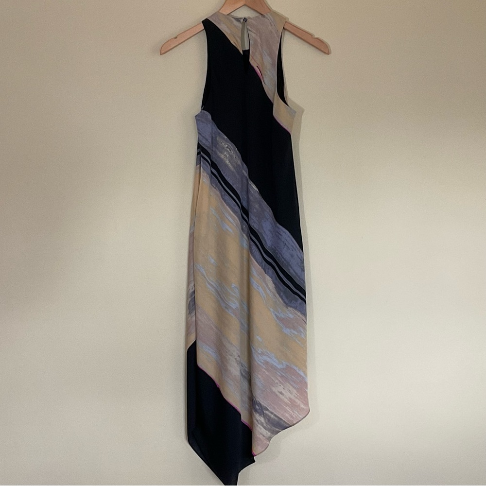 Rachel Rachel Roy Escapist Asymmetrical Sleeveless Dress Pockets S - Picture 13 of 15